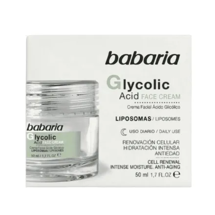 BABARIA Glycolic Acid Face Cream - 50ml | باباريا كريم للوجه بالجليكوليك اسيد - 50 مل