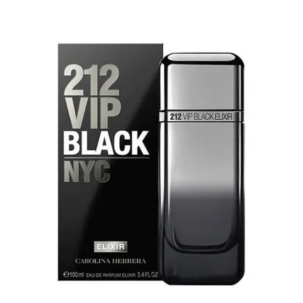 Carolina Herrera 212 VIP Black Elixir 100ml | كارولينا هيريرا عطر 212 في آي بي بلاك إكسير للرجال 100 مل