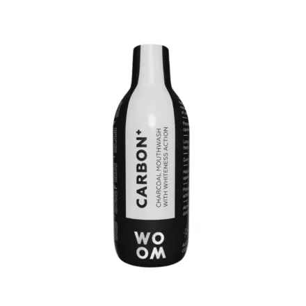 WOOM CARBON+ Charcoal Mouthwash With Whiteness Action - 500ml | ووم غسول فم بالفحم - 500مل