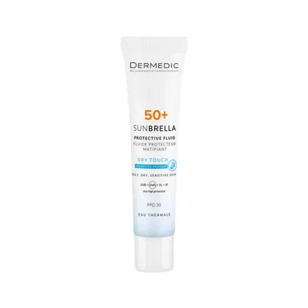 Dermedic Sunbrella Protective Fluid SPF 50+ - 40ml | ديرمديك واقي شمسي مع عامل حماية 50 - 40 مل
