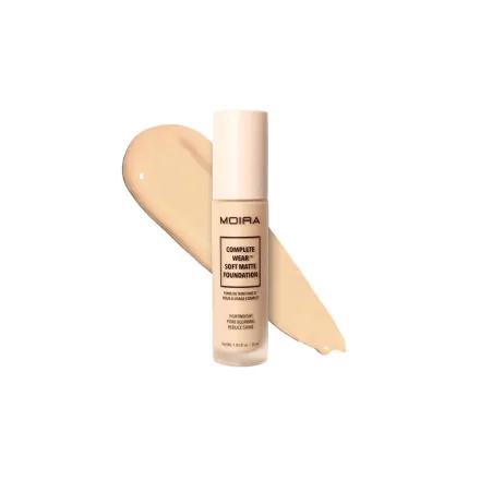 MOIRA Complete Wear Soft Matte Foundation - 30ml | مويرا كريم أساس مات - 30 مل