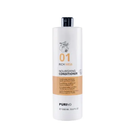 Puring 01 Richness Nourishing Conditioner - 1000ml | بيورنك بلسم للشعر الجاف والمتطاير - 1000 مل