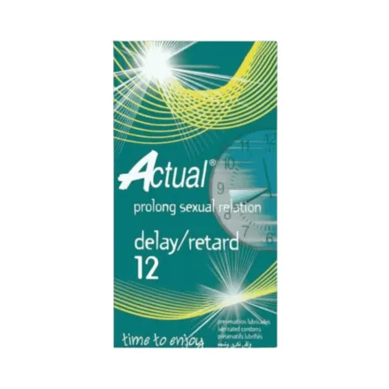 Actual Prolong Sexual Relation Delay Retard 12 | اكشوال واقي ذكري - 12 قطعة