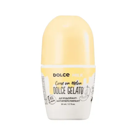 DOLCE MILK Come On Melon Dolce Gelato - 50ml | دولتشي ميلك مزيل عرق رول أون بالشمام - 50 مل