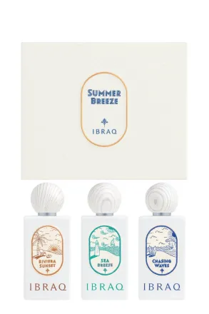 IBRAQ Ibrahim Al-Qurashi SUMMER COLLECTION-3 x 10 mL | ابراهيم القرشي مجموعة الصيف للجنسين – 3 × 10 مل