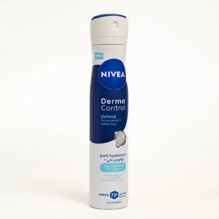 Nivea Deodorant Spray Defend Extra Comfort Derma Control - 200ml | نيفيا بخاخ مزيل تعرق ديفيند إكسترا كومفورت ديرما كنترول – 200 مل