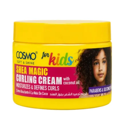 COSMO COSMETICS CURLING CREAM MOISTURIZES & DEFINES CURL - 325g | كوزمو كوزمتكس كريم تجعيد الشعر بجوز الهند - 325غ
