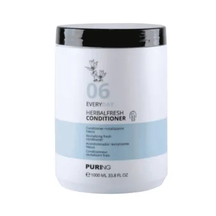 PURING 06 EVERYDAY Herbalfresh Conditioner - 1000ml | بيورنك بلسم منعش لجميع أنواع الشعر– 1000 مل