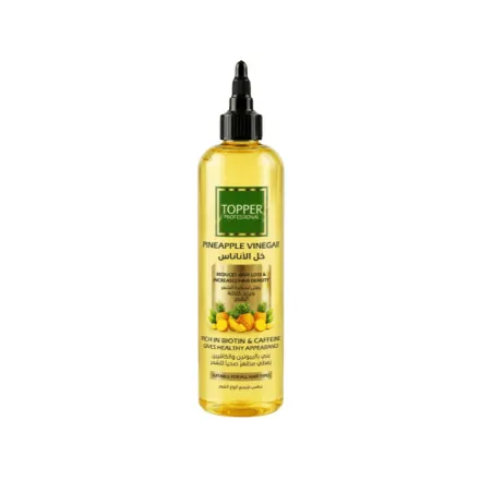 TOPPER PROFESSIONAL Reduces Hair Loss Increases Hair Density - 400ml | توبر خل الأناناس لتقليل تساقط الشعر - 400مل