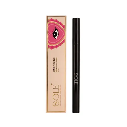 Sole Omen's Ink Black Liquid Eyeliner - 0.5ml | سولي آيلاينر سائل أسود - 0.5 مل