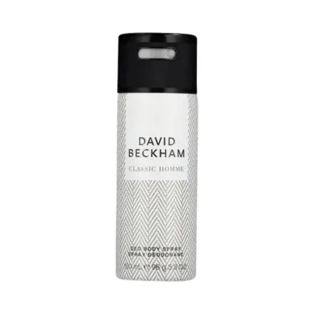 DAVID BECKHAM Classic Homme Body Spray 150ml | ديفيد بيكهام كلاسك هوم بخاخ للجسم للرجال - 150 مل