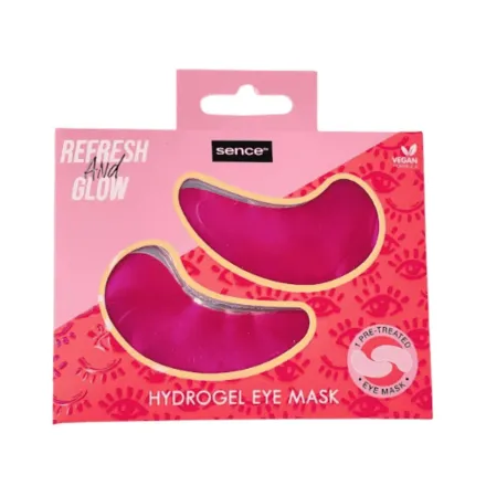 Sence Beauty Hydrogel Eye Mask Refresh and Glow - 2x3ml | سينس بيوتي ماسك العيون الهيدروجيلي - 2x3 مل