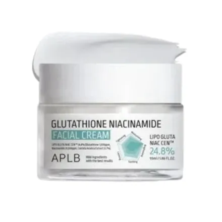 APLB Glutathione Niacinamide Facial Cream - 55ml | اي بي ال بي كريم جلوتاثيون و النياسيناميد - 55 مل