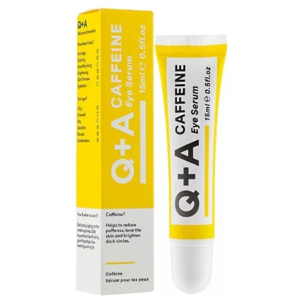 Q+A Caffeine Eye Serum - 15ml | كيو بلس ايه سيروم العين بالكافيين - 15 مل