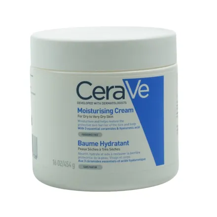Cerave Moisturizing Cream for Dry to Very Dry Skin with Hyaluronic Acid - 454g | سيرافي مرطب للبشرة الجافة - 454 غرام