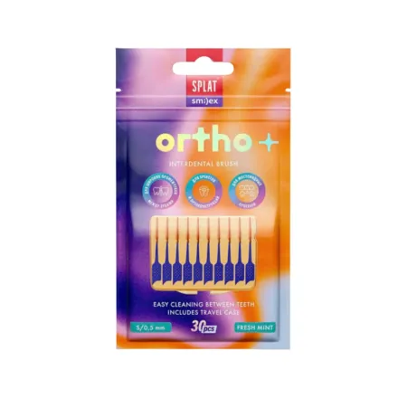 Splat Smilex Ortho Interdental Brush 0,5 mm 30 Pcs | سبلات فرش بين الأسنان - 30 قطعة