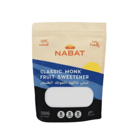 NABAT ORGANIC Classic Monk Fruit Sweetener - 500g | نبات محلي فاكهة المونك كلاسيك - 500غ