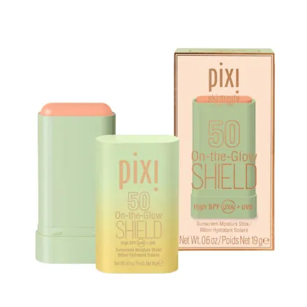Pixi On-The- Glow Shield Sunscreen Moisture Stick - 19g | بيكسي واقي شمسي اون ذا جولد شيلد ستيك - 19 غ