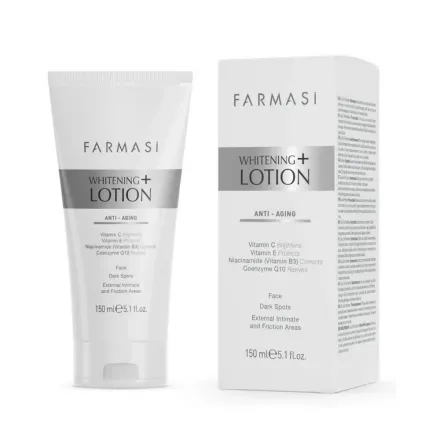 FARMASI Whitening + Lotion Anti Aging - 150ml |فارمسي لوشن للتفتيح ومكافحة علامات التقدم بالعمر - 150 مل