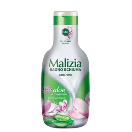 Malizia Bioaloe And Magnolia Shower Gel - 1L | ماليزيا جل استحمام بالالوفيرا و الماغنوليا - 1 لتر