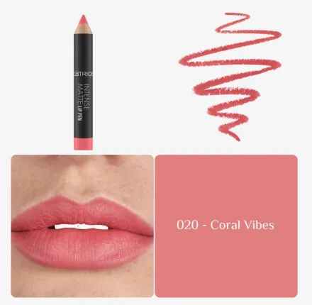 Catrice Intense Matte Lip Pencil | كاتريس قلم تحديد الشفاه مات