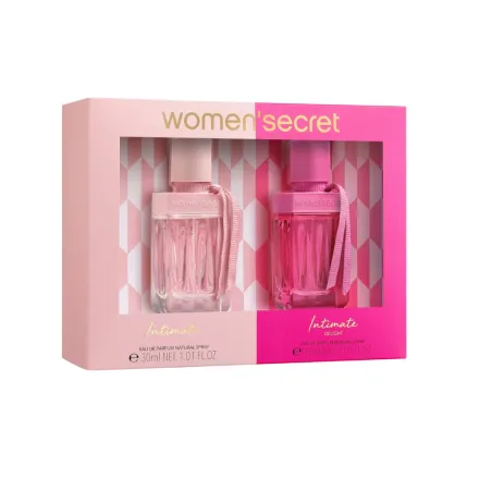 women secret beauty INTIMATE EDP 30ML + INTIMATE DELIGHT EDP - 30ml | وومن سيكريت سيت عطر انتيميت+ عطر انتمينت ديلايت
