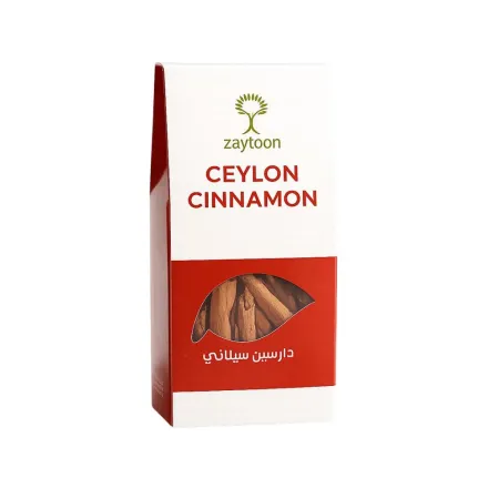 Zaytoon Ceylon Cinnamon - 5 pcs 2g each | زيتون دارسين سيلاني - 5 اعواد - 2 غ لكل عود
