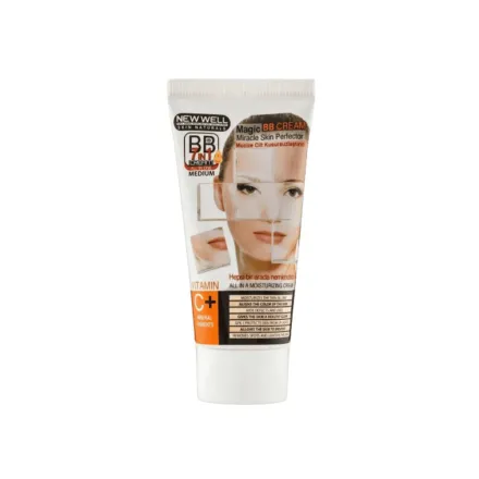 NEW WELL BB cream 7 im 1 Vitamin C MEDIUM ORTA - 50 ml | نيو ويل بي بي كريم بالفيتامين سي - 50 مل