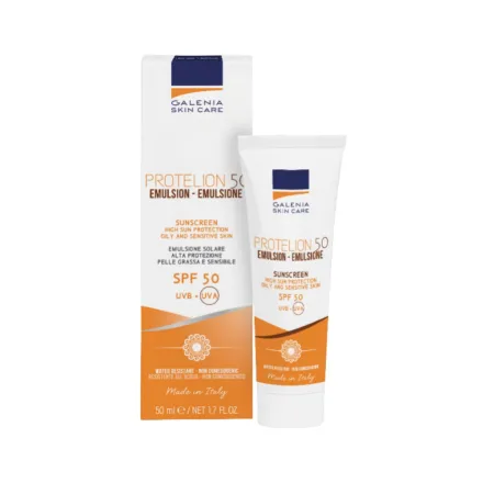 Galenia Protelion Emulsion Dermatological Sunscreen Spf 50 - 50ml | غالينيا واقي شمسي لكل انواع البشرة - 50 مل