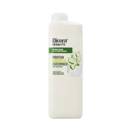 Dicora Shower Cream Yogurt & Cucumber - 750ml | ديكورا جل استحمام كريمي باللبن والخيار - 750 مل