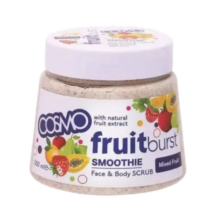 COSMO Fruitburst Smoothing Face & Body Scrub - 500ml | كوزمو مقشر للوجه و الجسم - 500 مل