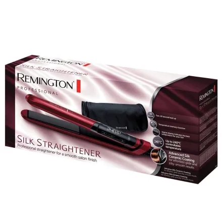 REMINGTON SILK STRAIGHTENER RED S9600 | ريمنجتون جهاز تمليس الشعر اس9600