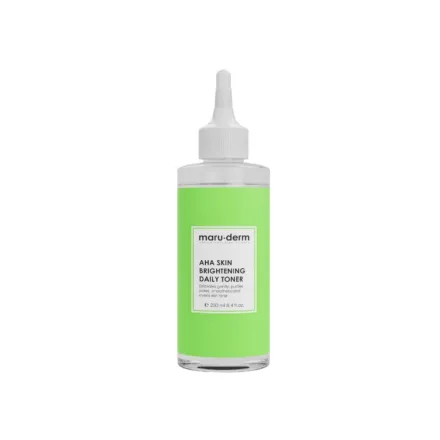 maru.derm aha skin brightening daily toner - 250ml | مارو.ديرم تونر احماض ال aha لتفتيح البشرة - 250 مل