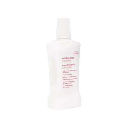 Ziaja Mintperfekt Sensitive Mouthwash Anticaries - 500ml | جايا غسول فم بالنعناع - 500 مل