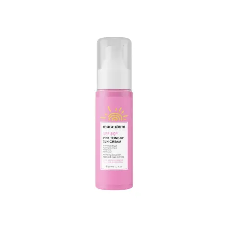 maru.derm pink tone-up sun cream spf 50 - 50ml | مارو.ديرم واقي شمسي spf50 - 50 مل