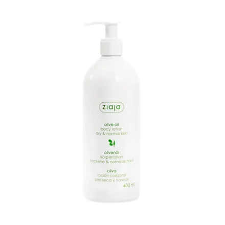 ziaja Olive Oil Body Lotion Dry Normal Skin - 400ml | جايا لوشن للجسم بخلاصة زيت الزيتون للبشرة العادية والجافة - 400 مل