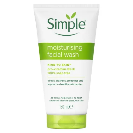 Simple Kind to Skin Moisturising Face Wash - 150ml | سمبل غسول مرطب للوجه - 150 مل