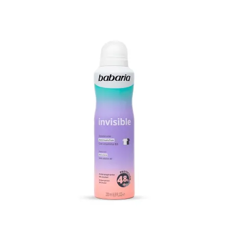 BABARIA DEODORANT SPRAY INVISIBLE Women - 200ml | باباريا بخاخ مزيل عرق للنساء – 200 مل