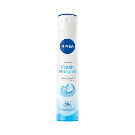 Nivea Deodoran Spray Fresh Natural - 200ml | نيفيا مزيل عرق بخاخ فريش ناتشورال – 200مل