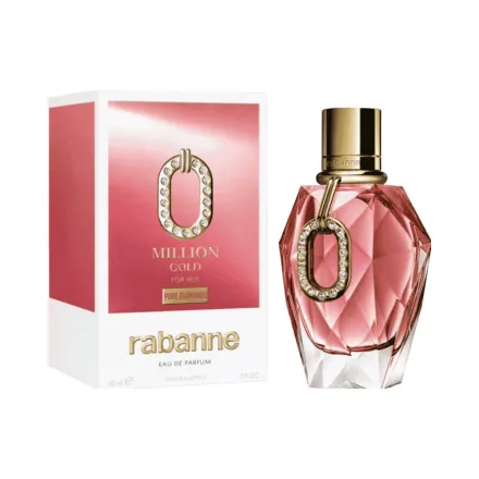 Paco Rabanne MILLION GOLD FOR HER PURE DIAMOND 90ML | باكو رابان عطر ان مليون غولد فور هير بيور دايموندز للنساء 90 مل