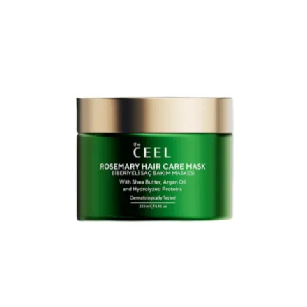 the CEEL Rosemary Hair Care Mask with Shea Butter - 250 ML | ذا سيل ماسك للشعر باكليل الجبل و زبدة الشيا - 250 مل