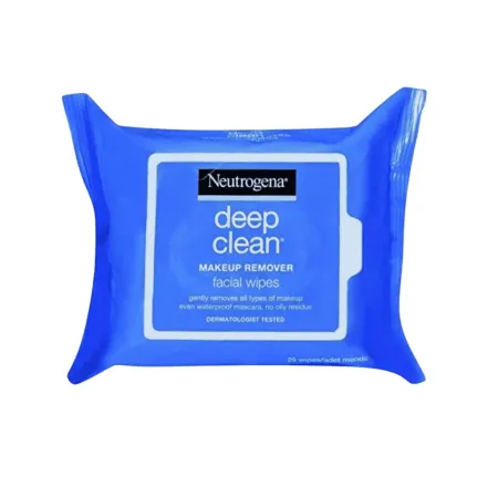 Neutrogena Deep Clean Makeup Remover Facial Wipes - 25 Wipes | نيتروجينا مناديل لإزالة المكياج - 25 منديل
