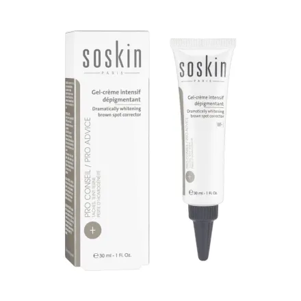 soskin Dramatically Whitening Brown Spot Corrector - 30ml | سوسكن كريم موضعي للتصبغات واثار الحبوب -30مل