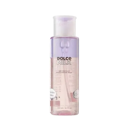DOLCE MILK Soft Duo Miccelar Water - 200ml |دولتشي ميلك ماء ميسيلار مزيل مكياج - 200 مل