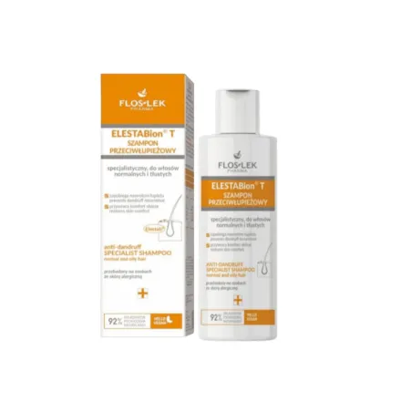 FLOSLEK PHARMA ELESTABion® T Anti-dandruff specialist shampoo for normal and oily hair - 150ml | فلوسليك فارما شامبو للشعر الدهني و العادي - 150 مل