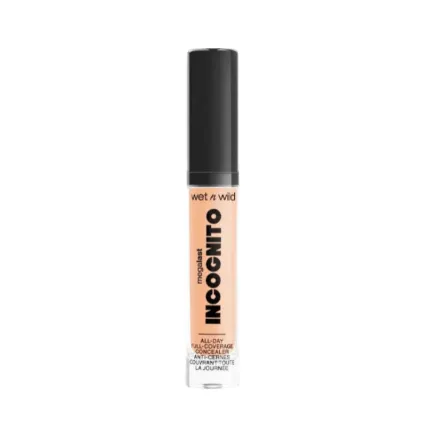 wet n wild MEGALAST INCOGNITO ALL-DAY FULL COVERAGE CONCEALER - 5.5ml | ويت ان وايلد كونسيلر بتغطية عالية يدوم طوال اليوم - 5.5 مل