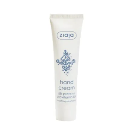 Ziaja Silk Hand Cream with Silk Proteins and Provitamin B5 - 100ml | جايا مرطب لليدين غني بالفيتامينات والبانتينول - 100 مل