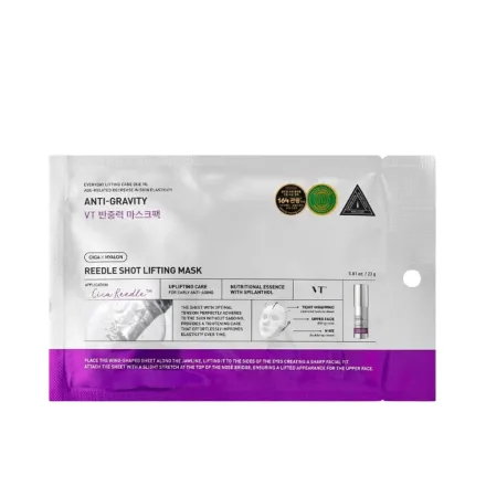 VT Cosmetics 1-pc Reedle Shot Anti-gravity Lifting Mask - 23g| في تي كوزمتيك ماسك شد فوري -23غرام