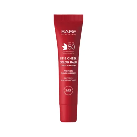 BABE LIP & CHEEK COLOR BALM SPF 50 - 20ml | بابيه مرطب ملون للشفاه والخدود مع حماية SPF 50 – 20 مل