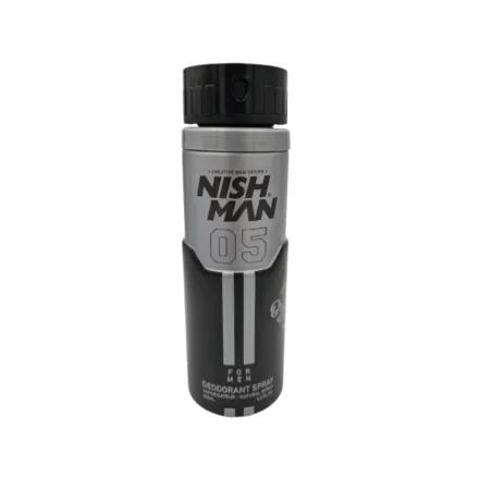 NISH MAN Deodorant Spray Original 05 - 200ml|نيشمان مزيل تعرق للرجال بخاخ 05-200مل